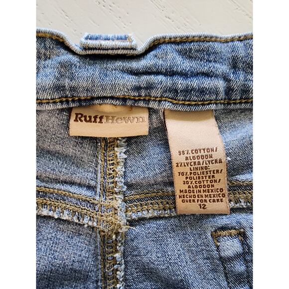 Ruff Hewn Women's Size 12 Blue Denim Jeans Size 12 - Picture 5 of 7